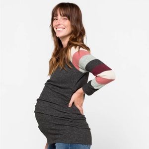 Market & Spruce Paulson Maternity Brushed Knit Top